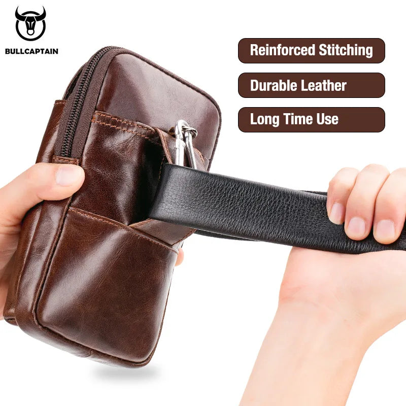 Men’s Leather Waist Bag