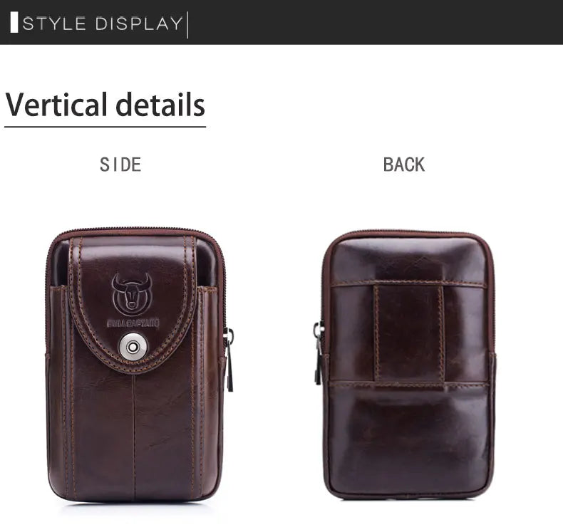 Men’s Leather Waist Bag