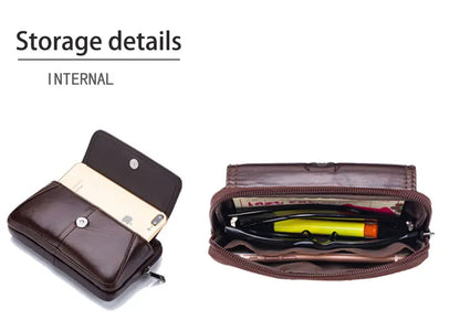 Men’s Leather Waist Bag
