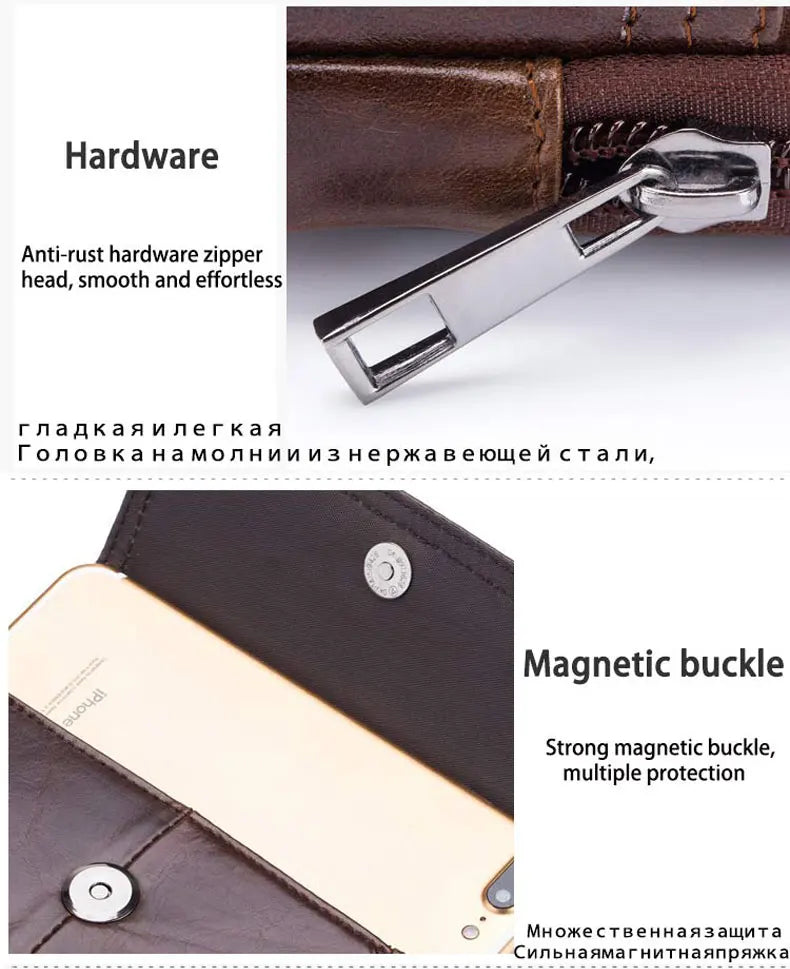 Men’s Leather Waist Bag