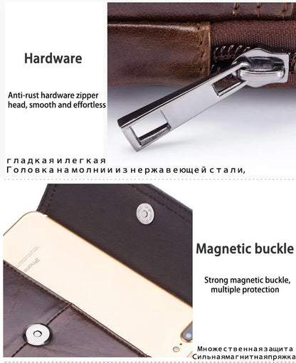 Men’s Leather Waist Bag