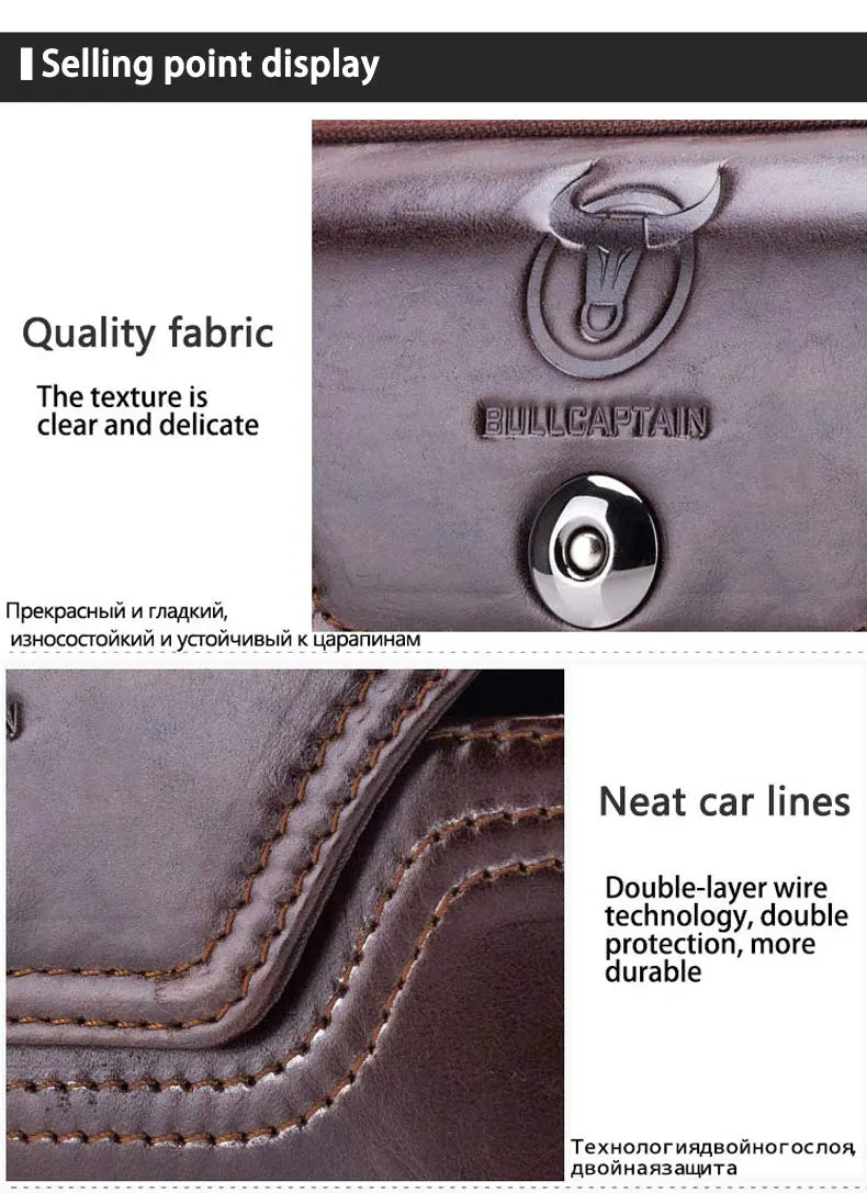 Men’s Leather Waist Bag