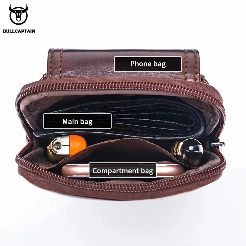 Men’s Leather Waist Bag