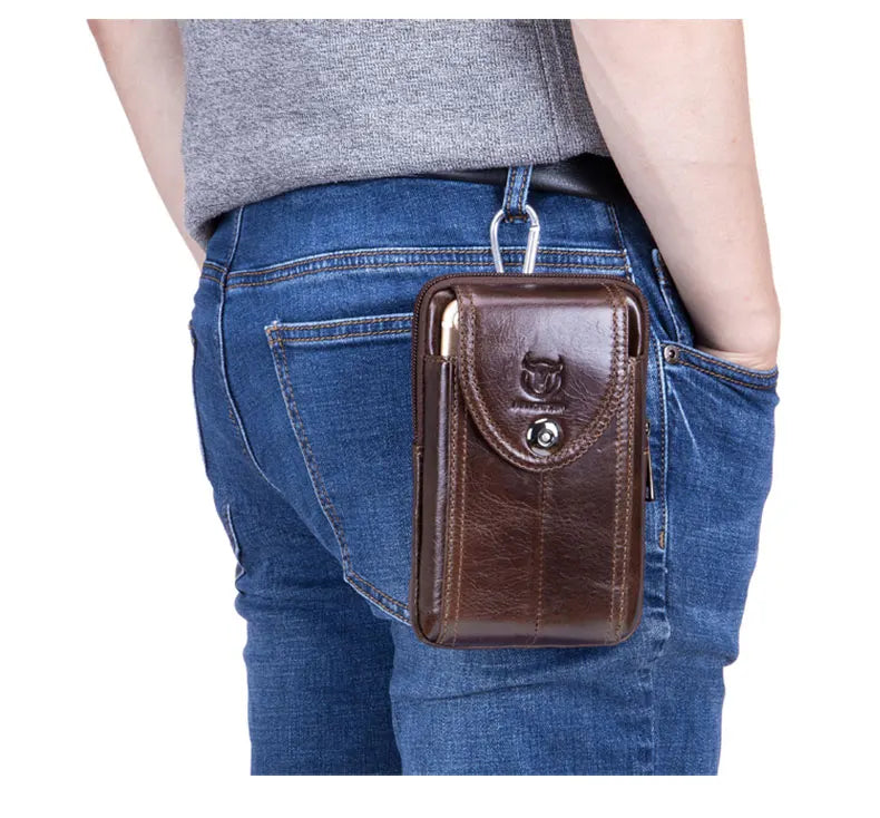 Men’s Leather Waist Bag
