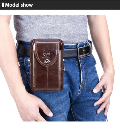 Men’s Leather Waist Bag