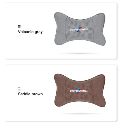 Suede Headrest Neck Pillow