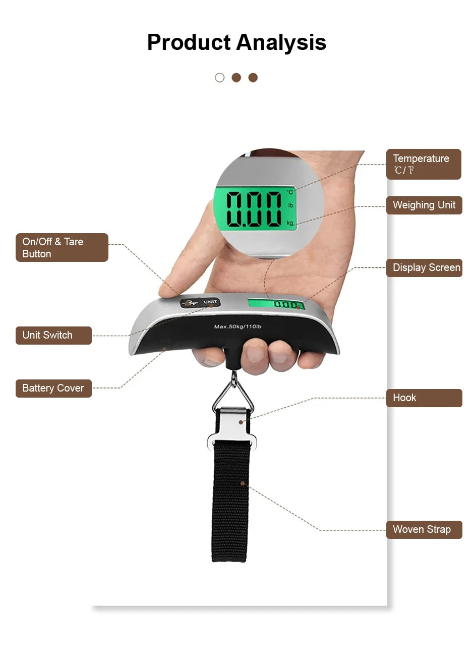 Compact Digital Travel Scale