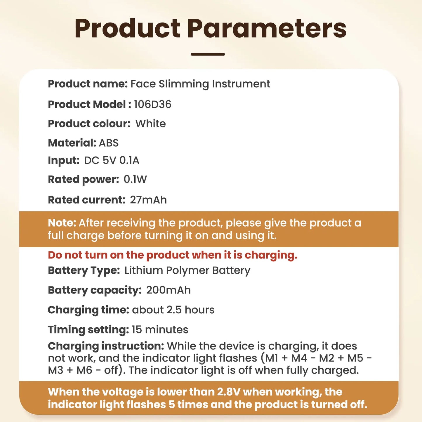 V-Shaped Face Lifting Device