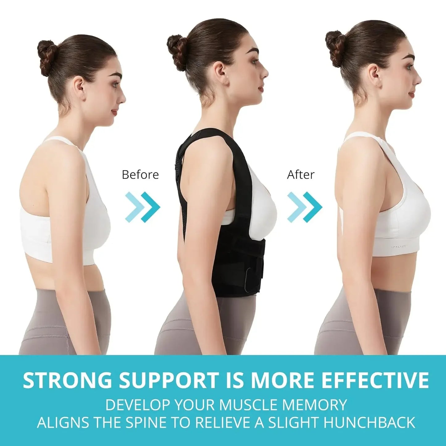 Adjustable Back Brace Posture Corrector