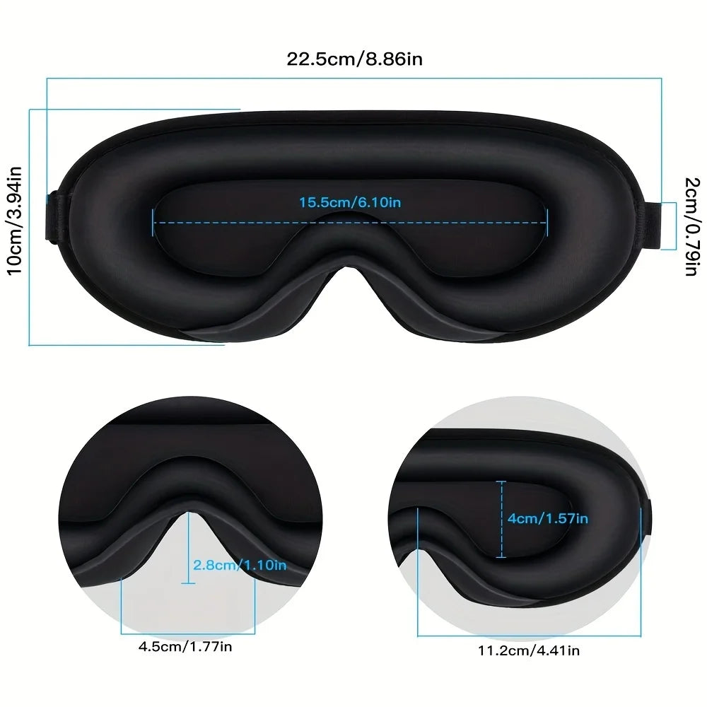 3D Sleep Mask with Noise Ear Plug