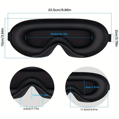 3D Sleep Mask with Noise Ear Plug