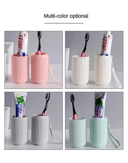 Portable Toothbrush Toothpaste Holder