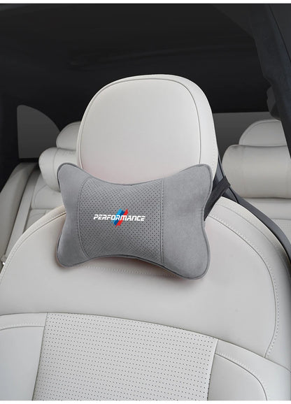 Suede Headrest Neck Pillow