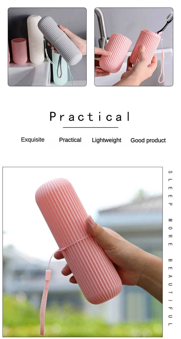 Portable Toothbrush Toothpaste Holder
