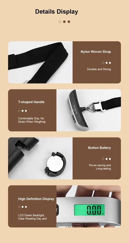 Compact Digital Travel Scale