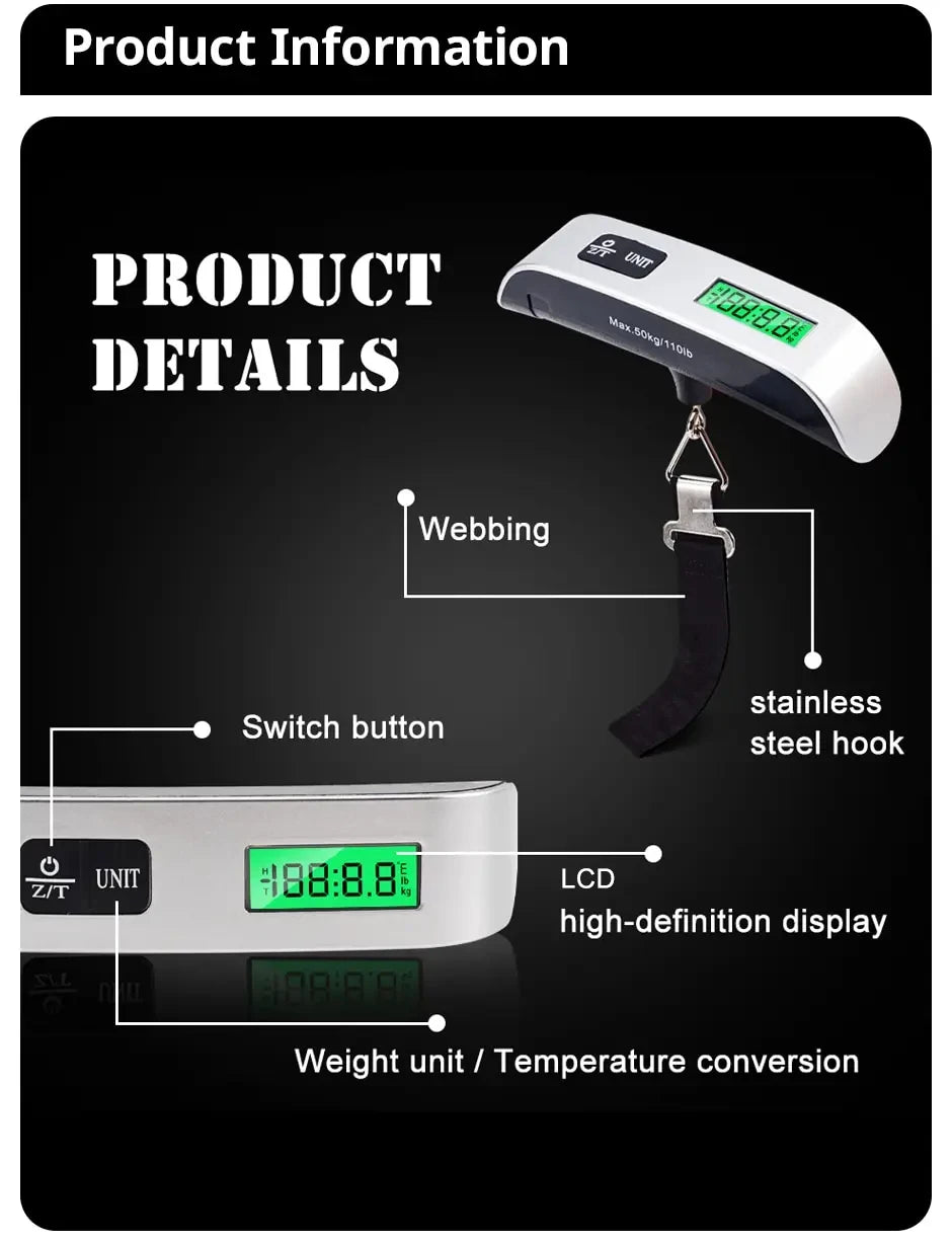 Compact Digital Travel Scale