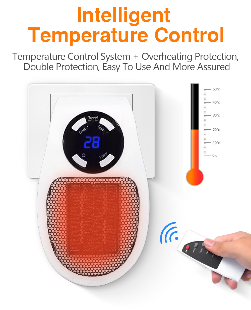 Portable Plug-in Electric Heater