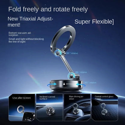Foldable Magnetic Car Phone Holder