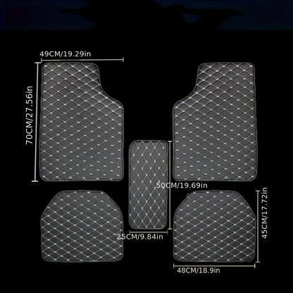 Waterproof PU Leather Car Mats