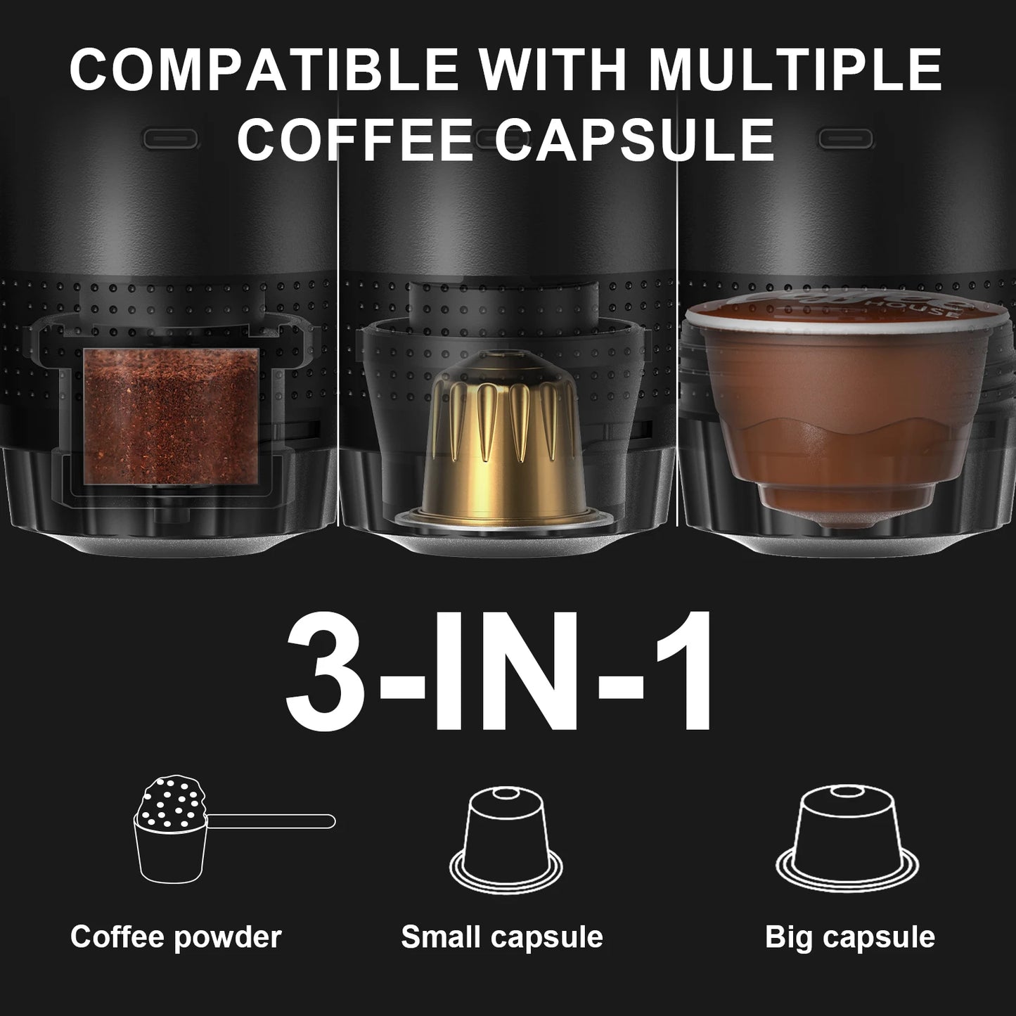 3-in-1 Travel Coffee Maker