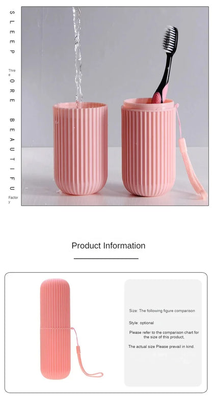 Portable Toothbrush Toothpaste Holder