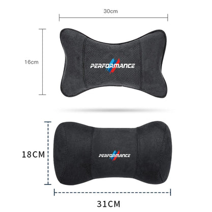 Suede Headrest Neck Pillow