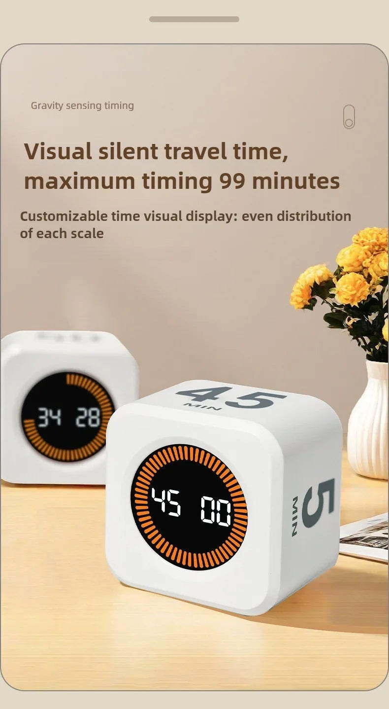 Gravity Sensor LED Countdown Timer
