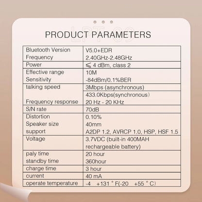 Wireless Stereo Headband Headphones