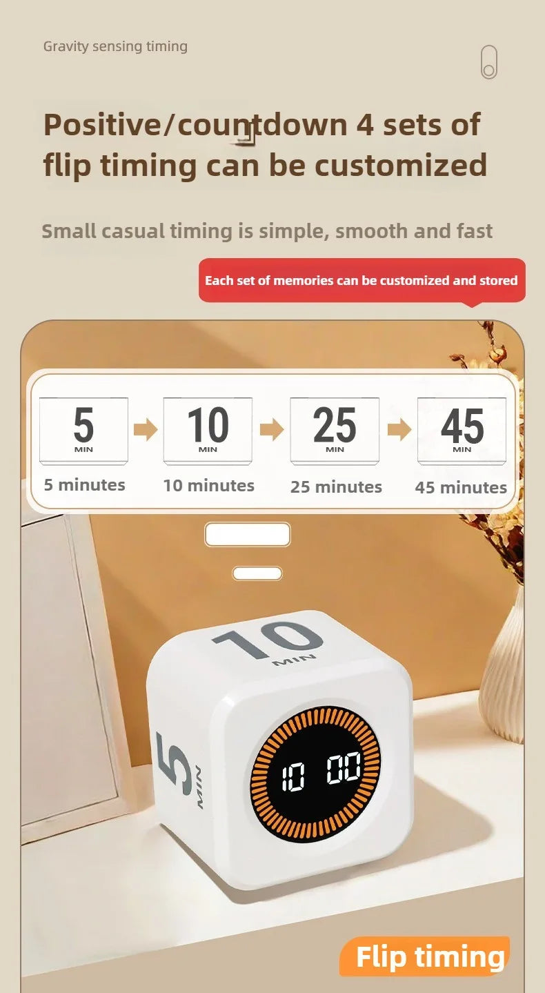 Gravity Sensor LED Countdown Timer