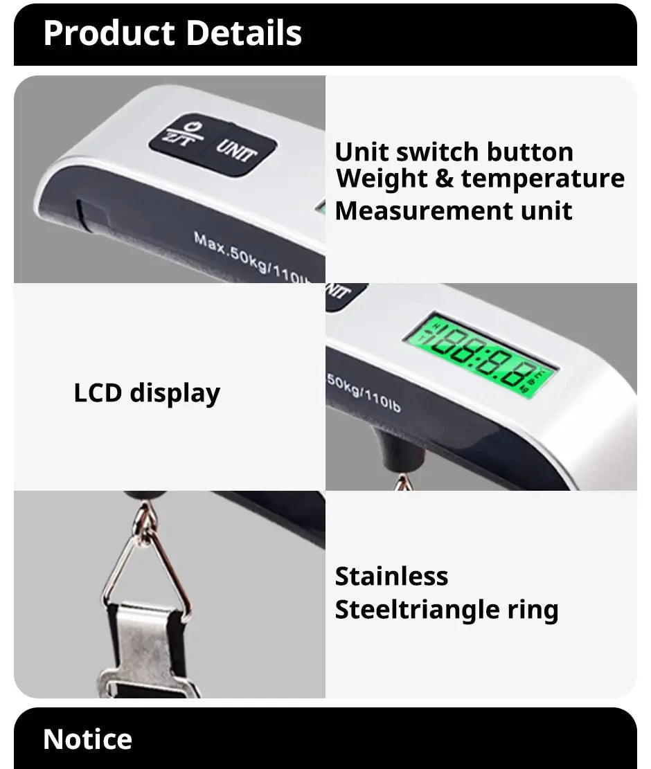 Compact Digital Travel Scale