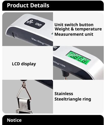 Compact Digital Travel Scale