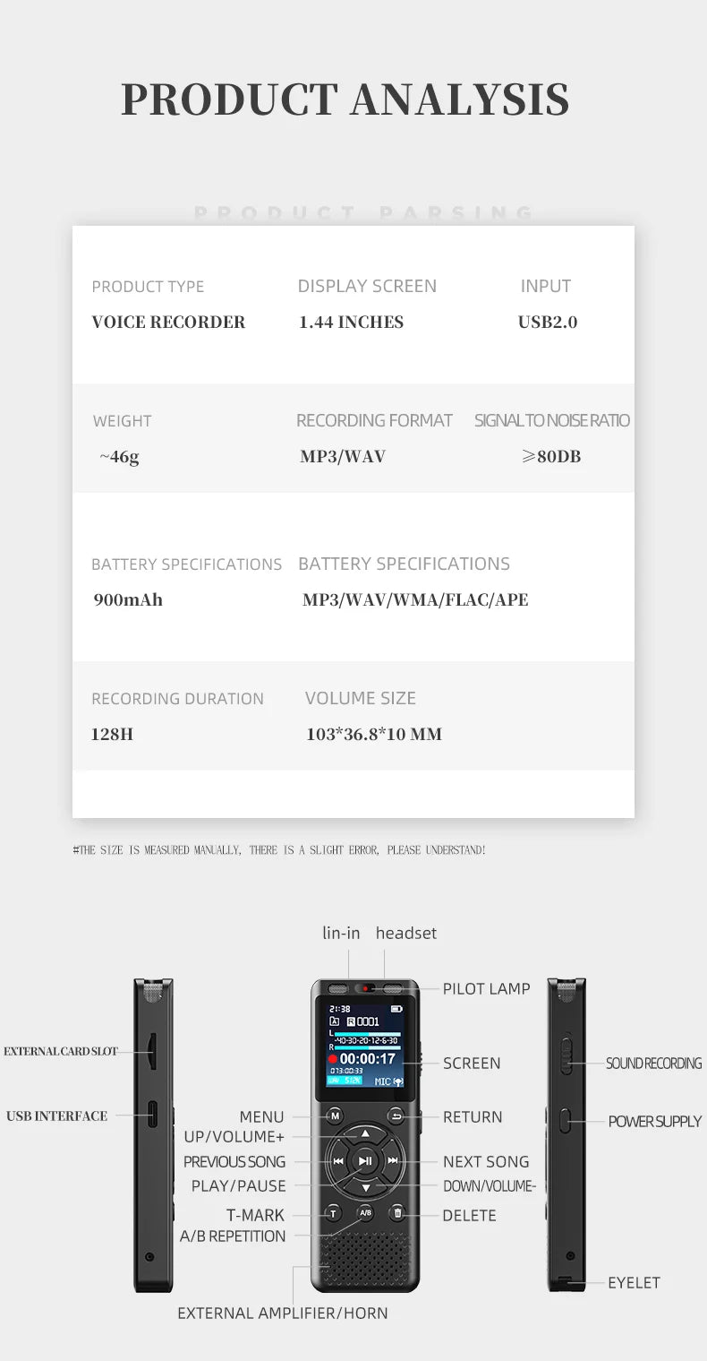 Versatile Voice Recorder