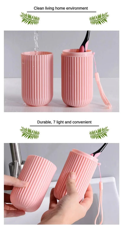 Portable Toothbrush Toothpaste Holder