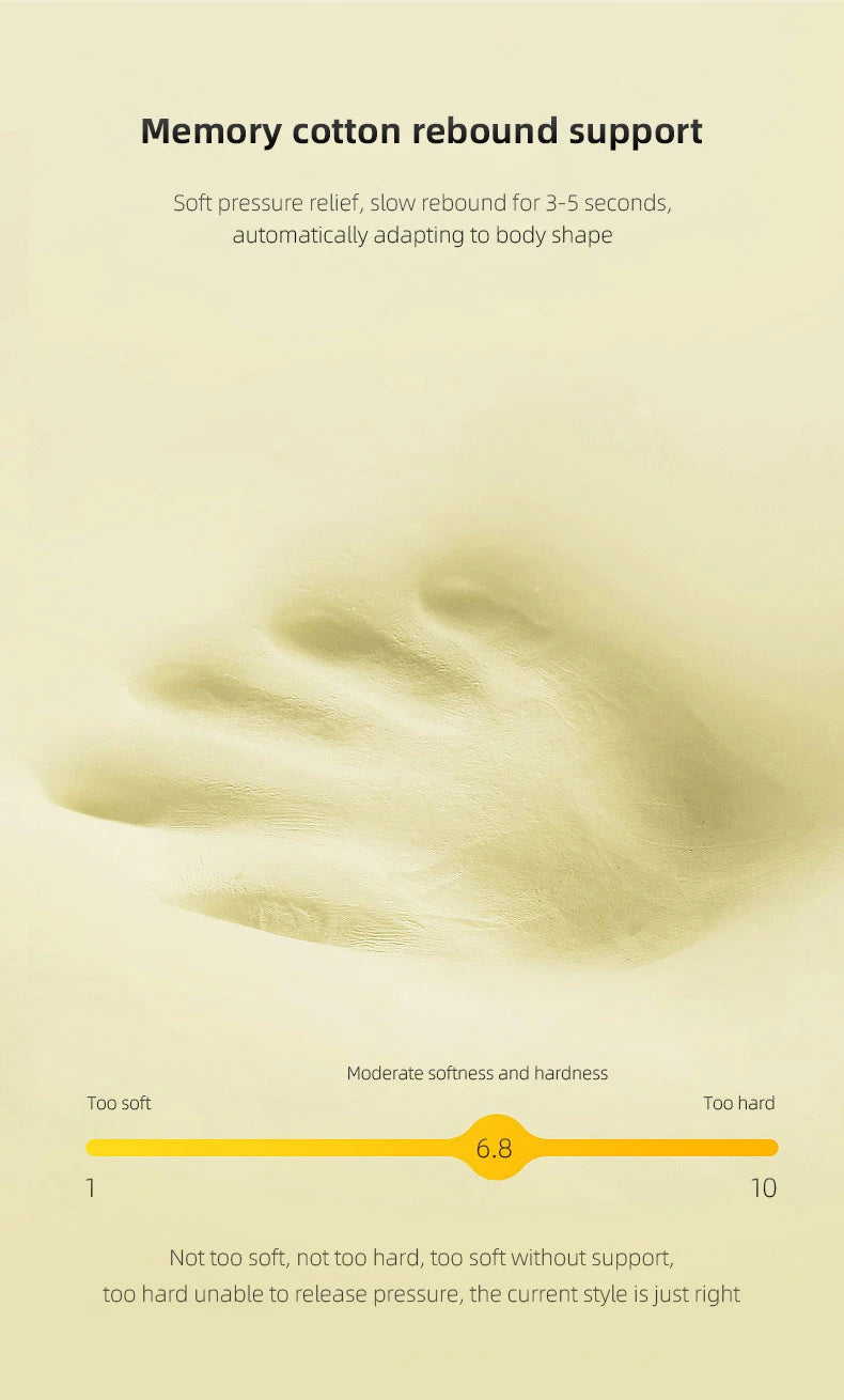 Suede Headrest Neck Pillow