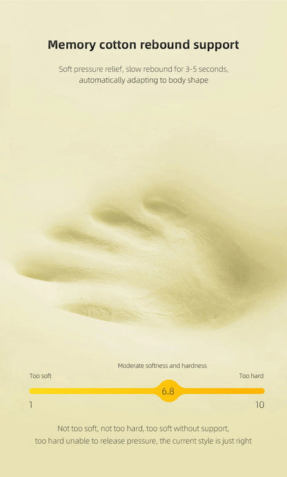 Suede Headrest Neck Pillow