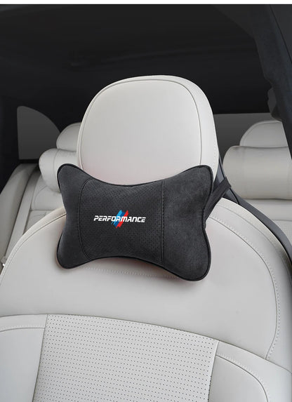 Suede Headrest Neck Pillow