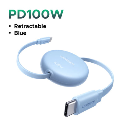 USB-C Retractable Fast Charge Cable