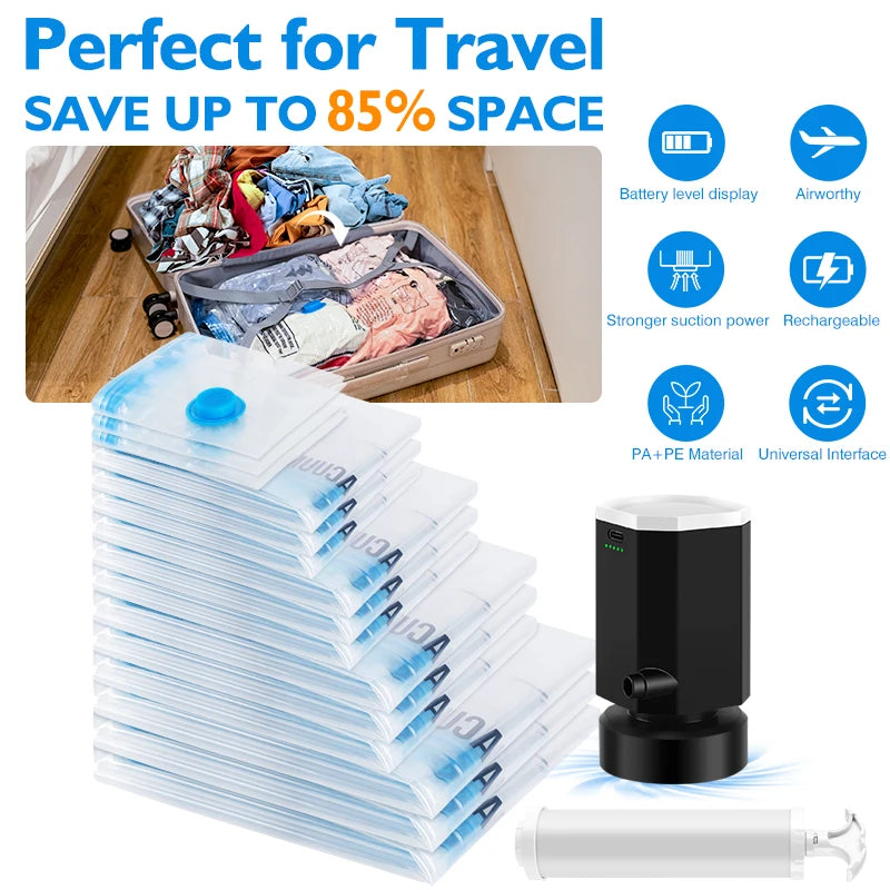 Cordless Electric Pump for Vacuum Storage Bags