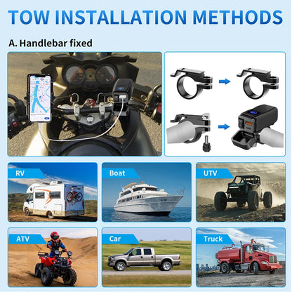 High-Performance Motorcycle USB Charger