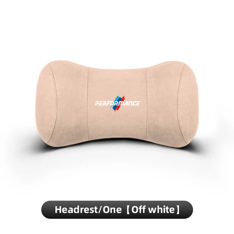 Suede Headrest Neck Pillow