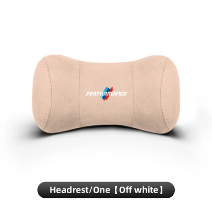 Suede Headrest Neck Pillow