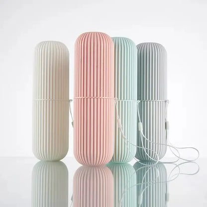 Portable Toothbrush Toothpaste Holder